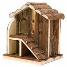 Wooden 2-Floor Hamster House